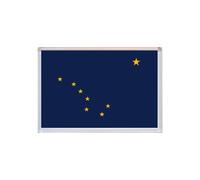 Alaska - USA State Flag - United States of America - Jumbo Fridge Magnet