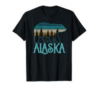 Alaska Vintage Grizzly Bear Nature Hiking Souvenir Gift T-Shirt