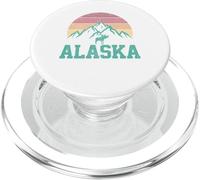 Alaska Vintage Moose Outdoor Nature Hiking Souvenir Gift PopSockets PopGrip for MagSafe