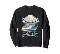 Alaska Wildlife Nature Spirit Silhouette Graphic Sweatshirt