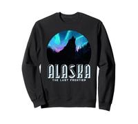 Alaska - Wolf The Last Frontier Nature Souvenir Gift Sweatshirt