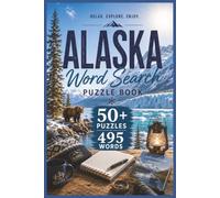Alaska Word Search Puzzle Book: Alaska Word Search Puzzle Book: Word Searches with Easy to Read Print about Alaska, Nature and More | 6X9 inches, 110 ... Gift for Vacations, Holidays and Freetimes.