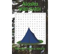 Alaska Word Search Puzzle Book: Word Searches with Easy to Read Print about Alaska, Alaska Mountains, Alaska Aurora Borealis and More | 6x9 inches, ... Gift for Vacation, Holidays, and Free Time