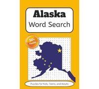 Alaska Word Search Puzzle Book: Word Searches with Easy to Read Print about Alaska, The Last Frontier, The Great Land and More | 6x9 Inches, 110 pages ... for vacations, free time, and fun learning!