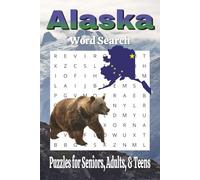 Alaska Word Search Puzzle Book: Word Searches with Easy-to-Read Print about Alaska, Wildlife, and Outdoors | 6x9 inches, 110 pages | 50+ Puzzles ... Gift for Vacations, Holidays, and Free times