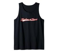 Alaskan at Heart The Last Frontier Wilderness Fan Vintage Tank Top