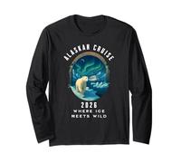 Alaskan Cruise 2026 Vacation Where The Ice Meets Wild Long Sleeve T-Shirt