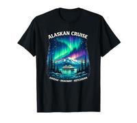 Alaskan Cruise Aurora Borealis Juneau Skagway T-Shirt