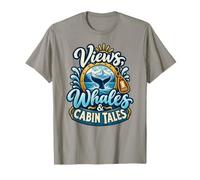 Alaskan Cruise Crew Whales Cabin Tales T-Shirt
