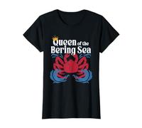 Alaskan King Crab Fisherman Queen of The Bering Sea T-Shirt