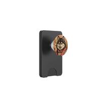 Alaskan Klee Kai Japanese Dog Loyal Pet Friend Kawaii PopSockets PopWallet for MagSafe