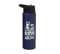 Alaskan Klee Kai PHD Side Eye Stainless Steel Insulated Water Bottle