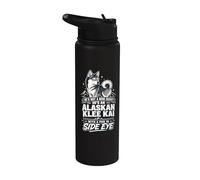 Alaskan Klee Kai PHD Side Eye Stainless Steel Insulated Water Bottle
