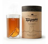 Alaskan MAKER Double walled glass 33 cl - 100% borosilicate glass - Dimensions H 12 cm x D 3 cm - Weight 250 g - Hand wash recommended (Matterhorn)