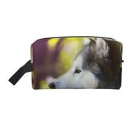 Alaskan Malamute Bokeh Pets Dogs CuteMakeup Trave Bag for Women,Cosmetic Large Capacity Organizer