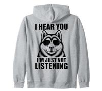 Alaskan Malamute Dog Funny Alaskan Malamute Zip Hoodie