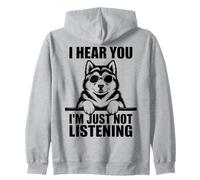 Alaskan Malamute Dog Funny Alaskan Malamute Zip Hoodie