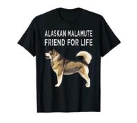 Alaskan Malamute Friend For Life Dog Friendship T-Shirt