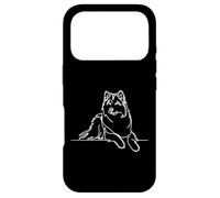 Alaskan Malamute Line Art Dog Lover Simple Drawing Case for iPhone 17 Pro