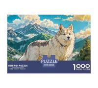 Alaskan Malamute1000 Piece Jigsaw Puzzles Pet Dogfor Adults - Colourful, Fun, Challenging And Brainteasing - 100% Recycled Cardboard - Jumbo38x26cm/1000pcs