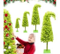Alaskan Pine Green Christmas Tree - Artificial Christmas Tree with Stand, 60-150 cm Natural Bushy Fir for Living Room, Hallway & Entrance, Perfect for Indoor Christmas Decorations (90cm)