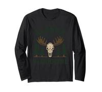 Alaskan Wilderness Pride Last Frontier Moose Bear Paw Long Sleeve T-Shirt