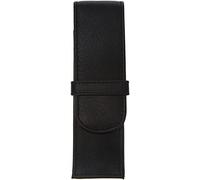 Alassio 2610 Pen Case For 2 Pens Leather Black 2610
