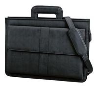 Alassio - 41024 AVERSA - briefcase with retractable handles, imitation leather, black