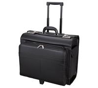 Alassio - 45030 SAN REMO - trolley pilot case, wheeled, imitation leather, black