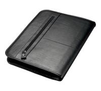 Alassio Limone A4 Organiser File Leather Look Black 30043