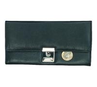Alassio Made from Nappa Leather, Approximately 18.5 x 9.5 cm Waiter's Purse, 18 cm, Black