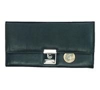 Alassio Made from Nappa Leather, Approximately 18.5 x 9.5 cm Waiter's Purse, 18 cm, Black
