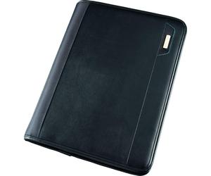 ALASSIO ORGANISEUR DE TABLETTE A4 Trento, Similicuir, Noir