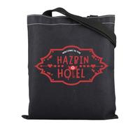 Alastor Cartoon Merch Hazbin Anime Inspired Tote Bag Cartoon Characters Cosplay Handbag Alastor Demon Lover Gift (Hotel)