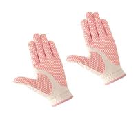 Alasum 1 Pair Golfs Hand Cover Breathable Golfing Gloves Woman Golfer Gloves Superfine Fiber Adjustable Band Outdoor Golfing Training Hand Protector