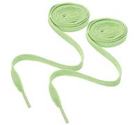 Alasum 1 Pair Green Polyester Flat Sports Shoelaces for Sneakers and Boots, Easy to Thread and Comfortable, Stylish and Vibrant Design to Refresh Your Footwear
