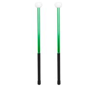 Alasum 1 Pair Jazz Drum Sticks with Felt Head Alloy Material Practical Design to Hand Fatigue Lightweight Drumsticks for Beginners in Marching Band