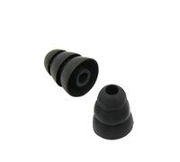 Alasum 1 Pair of Silicone Ear Tips Earphone Covers Triple Layer 3.8mm in-Ear Earbud Replacement Cushions Size L Black Comfortable and Smooth for Daily Use