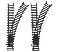 Alasum 1 Pair Train Track Replacement Parts for ’S Electric Railway Train Set, Plastic Model Railroad Track Accessories for Educational Play and Repair Kit