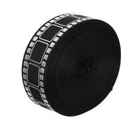 Alasum 1 Roll Film Strip Ribbon Decorative Ribbon Silver Polyester Elegant Metallic Touch and Reliable Easy to Handle Features for Themed Party Decorations and Photo Shoot Prop