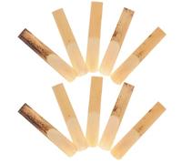 Alasum 10 Pcs B-flat Clarinet Reeds Strength 2 for Beginner and Performance Use Traditional Clarinet Reeds Replacement Accessories