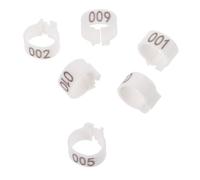 Alasum 100 Pcs Pigeon Foot Rings Plastic Identification Bands Easy to Use Numbered Pet Bird Leg Bands for Pigeon Raising and Marking Suspected Young Males