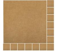 Alasum 100 Sheets Brown Greaseproof Parchment Baking Paper with Non-Stick Coating for Baking Fish and Cookies Heat Resistant for Oven and Air Fryer