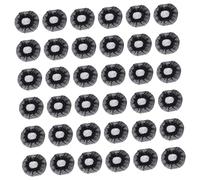 Alasum 100pcs Non-woven Protective Mic Covers for Microphone Windproof Breathable Fit for Singers Presenters