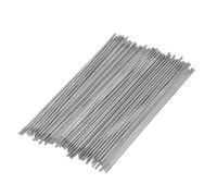 Alasum 100pcs Stainless Steel Metal Extension Bars for Beaded Pens Replacement Beaded Rods Replacement Bars 3.8 Inches Easy to Swap Beads Extends Pen Life for Keychains and Souvenirs