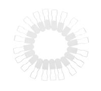 Alasum 100pcs White Plastic Security Seals with Metal Wire Padlocks for Transportation and Luggage, Tamper-evident and Integrated Sealing Solution for Logistics and Sample Management