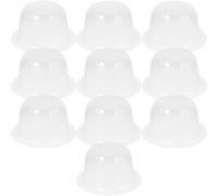 Alasum 10pcs Dome Shaped Baseball Cap Holder Plastic Hat Display Case 48cm Head Circumference Prevent Deformation Hat Insert and Retail Store Displays