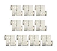 Alasum 10pcs Double Acting Iron Gate Hinges Multipurpose Folding Screen Hinges Noise-Free Retro Style Cabinet Door Hardware for Home Use