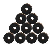 Alasum 10pcs Drum Kit Felt Pads Non-slip Cymbal Pad Black and Material Practical Drum Set Accessories for Practice for Crash Cymbals