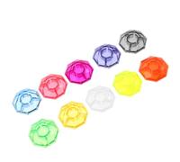 Alasum 10pcs Guitar Effect Pedal Footswitch Caps with Antislip Plastic Material, Lightweight and Sturdy Button Covers for Bass Footswitch Caps Suitable for Daily DIY Upgrades